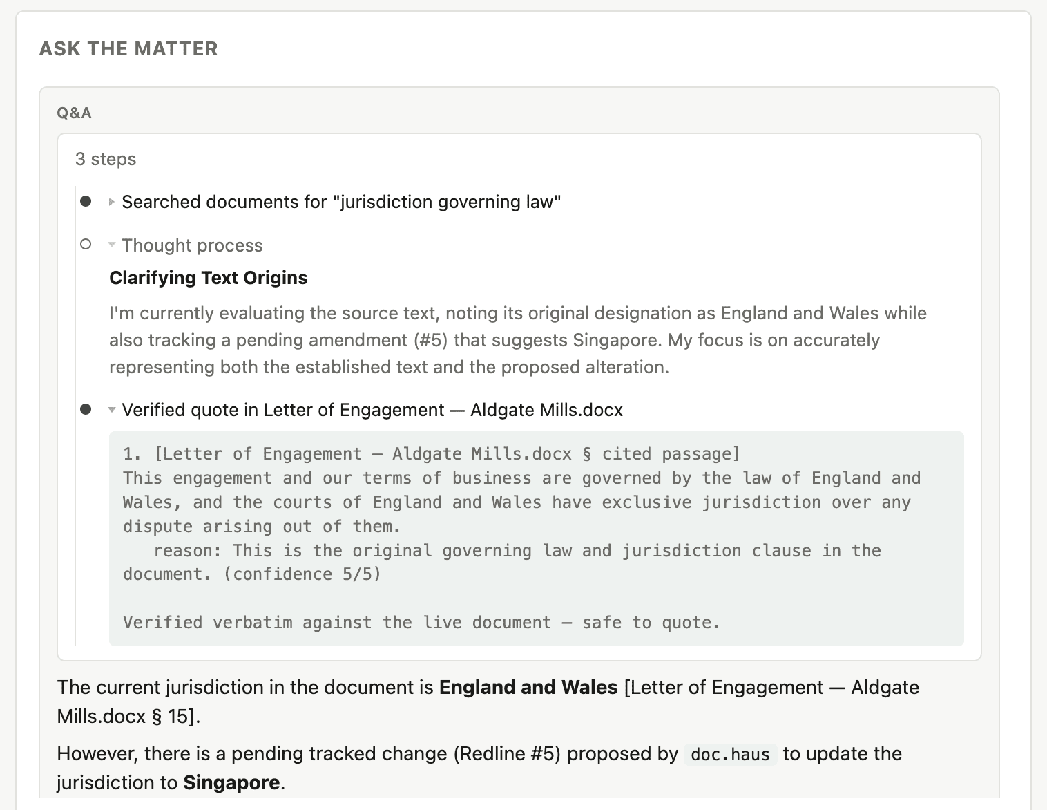 Automatic citation checking and verification in doc.haus